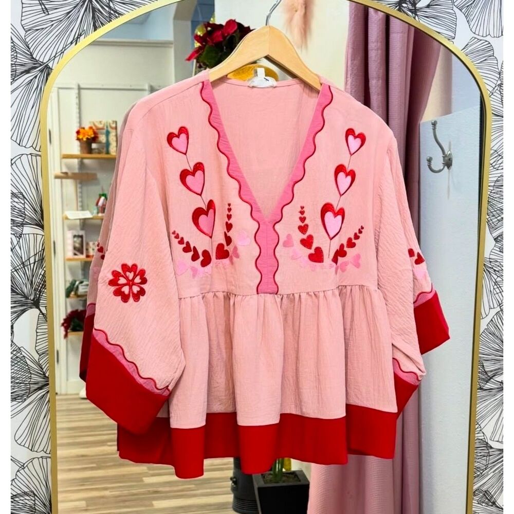 Oddi 3X Heart Pheasant Shirt New with Tags